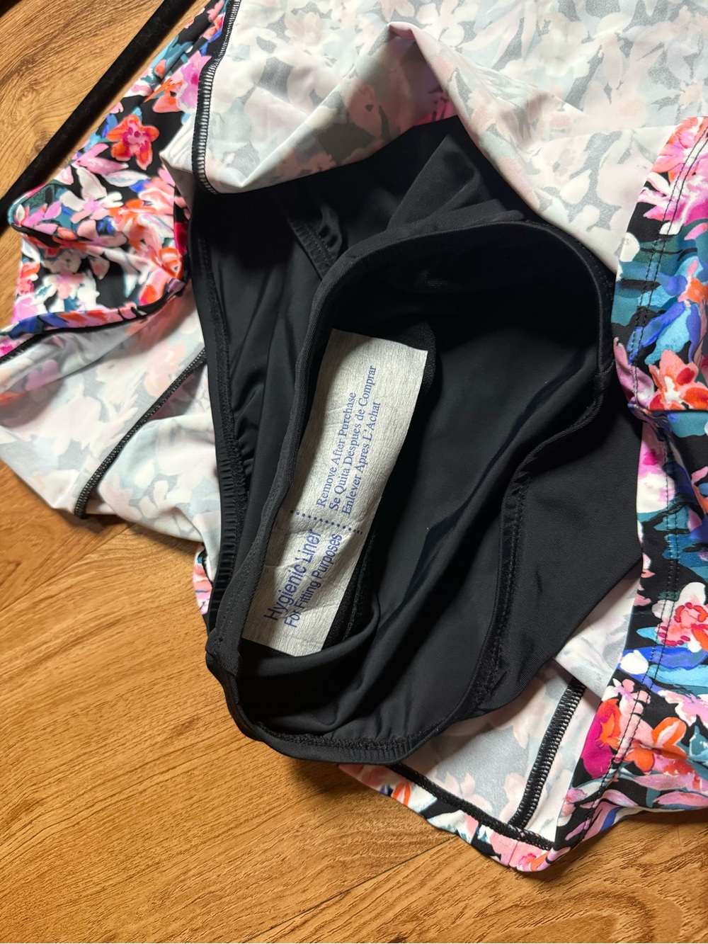 Swim Solutions Multi-Color Floral Swimsuit - Picture 7 of 8